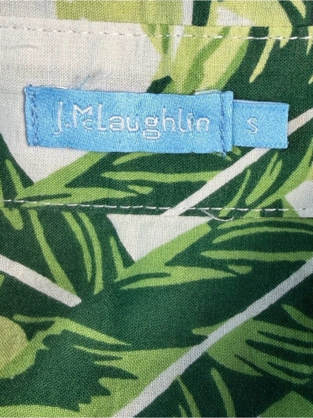 J. McLaughlin Botanical Resortwear Lois Blouse Small - Picture 2 of 7